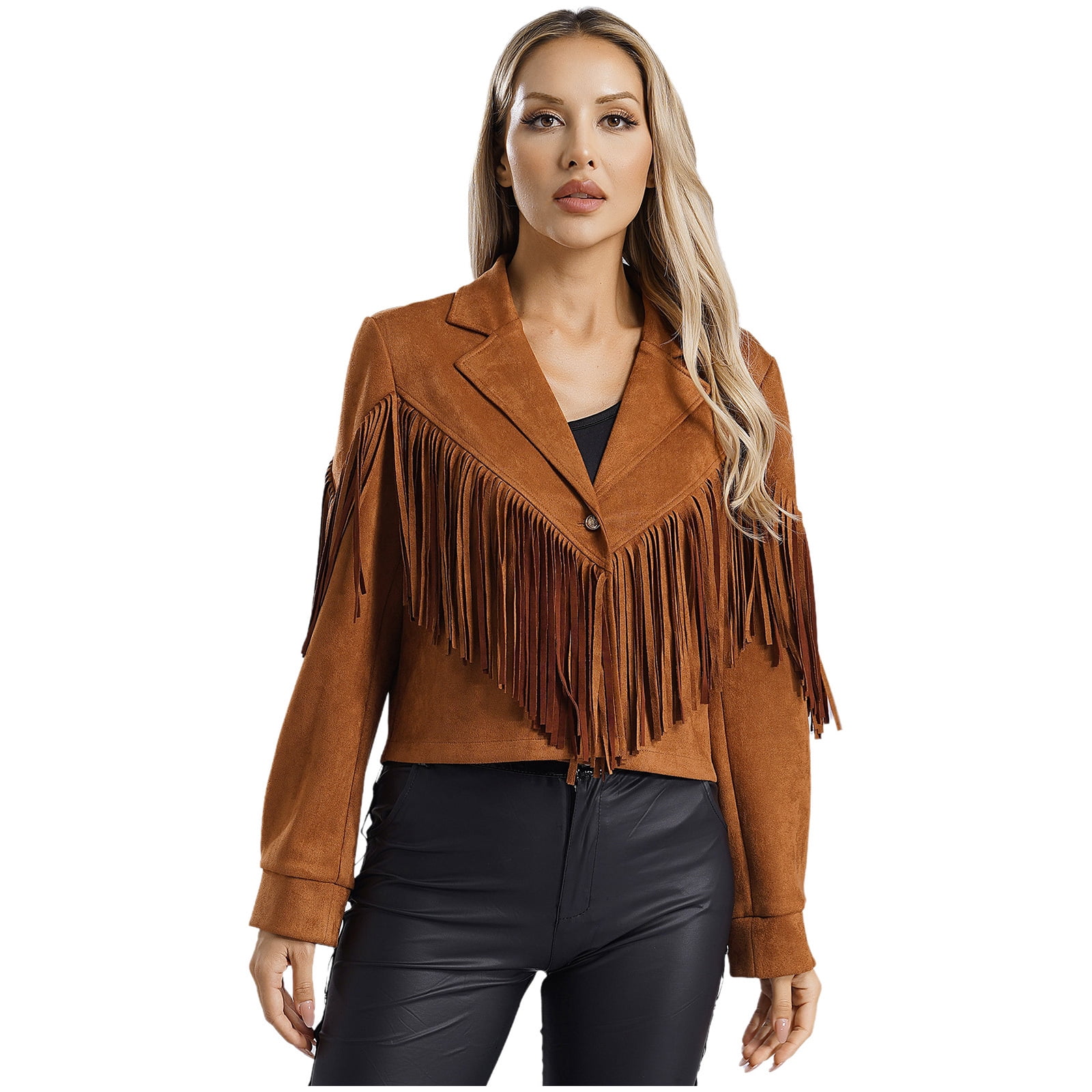 FRINGE VEST SET SUEDE JACKET ブラウンM FRINGE VEST SET SUEDE JACKET ブラウンM Vintage Suede Leather