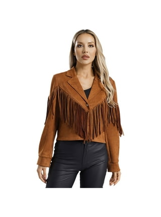 FRINGE VEST SET SUEDE JACKET ブラウンM FRINGE VEST SET SUEDE JACKET ブラウンM FRINGE VEST SET SUEDE