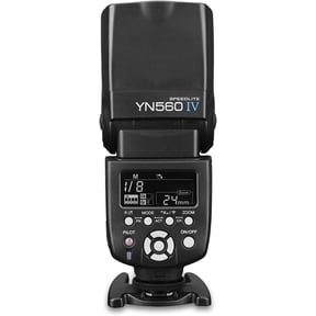 YONGNUO YN560IV Universal Flash Speedlite, GN58 Manual Multi Master Slave Flash, Built-in Trigger System for Canon Nikon Pentax Olympus Fuji Digital Cameras