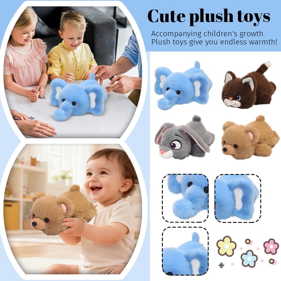 YONGSHI 25cm/9.84inch Cute Plush Desk Doll - Adorable Office Desktop Pet Soft Stuffed Animal Decor for Workspace & Home/stuffed animals/Pillow Plush