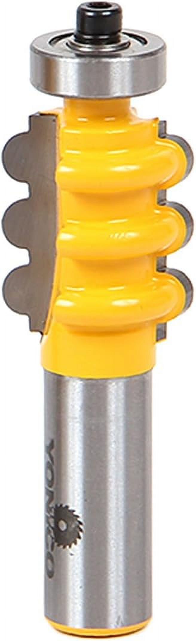 YONICO Furniture Molding and Trim Router Bits 1/8Inch Radius Triple