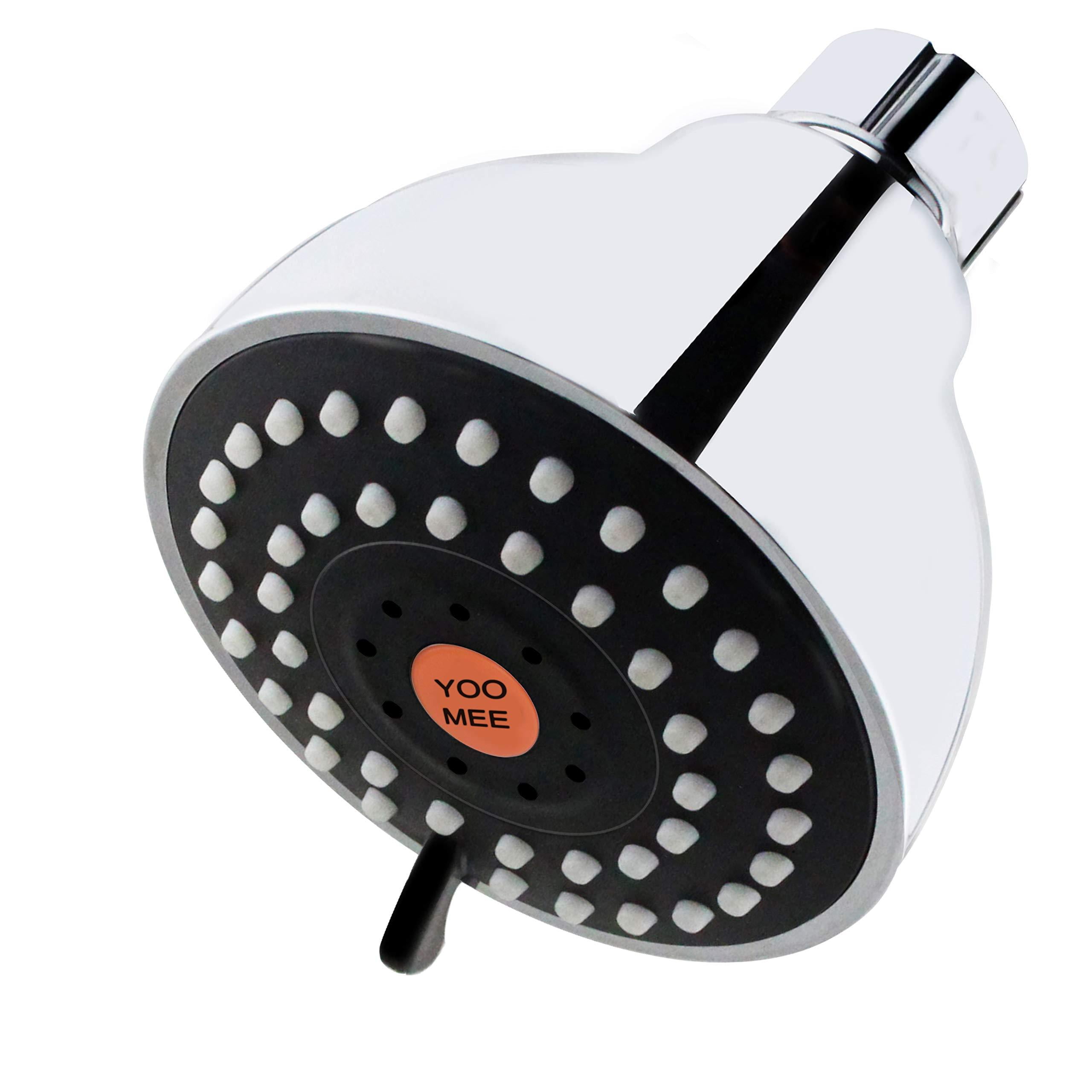 YOO.MEE High Pressure Fixed Shower Head Strong Powerful Pressure