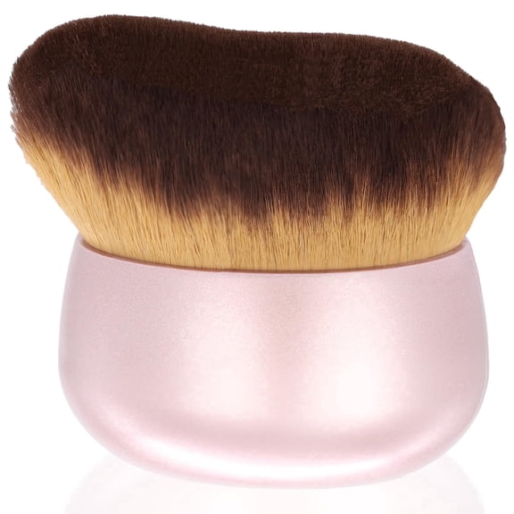 YOOBEAUL Extra Large Body Makeup Brush For Self Tanner, Leg Makeup &Bronzer Blend,75 mm, Oval Face&Back Makeup Brush, Wet&Dry Use