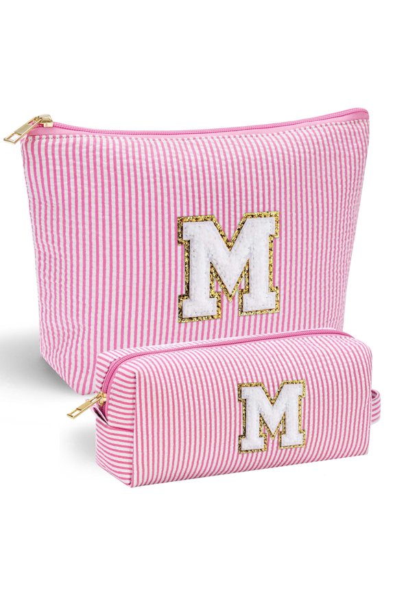 Birthday Gifts for Women Kids Teen Girls - Pink Makeup Bag Best Friend Birthday Gifts Teacher Gifts Wedding Gifts Bridesmaid Gifts Daughter Teacher Wife Gifts Teen Girl Gifts M