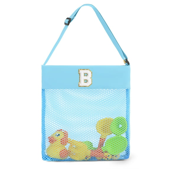 YOOLIFE Bridesmaid Gifts for Wedding Day, Bridesmaid Proposal Gifts, Bachelorette Party Favors, Maid of Honor Bridal Shower Gifts, Initial Mesh Beach Bag