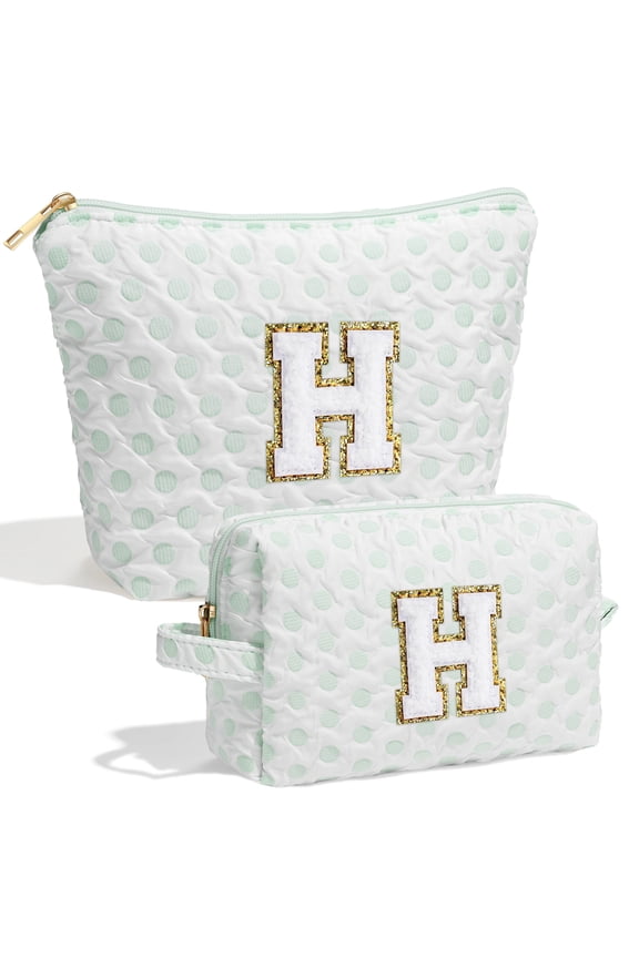 Cosmetic Bag for Women, Cosmetic Travel Bag, Mkeup Travel Bag, Personalized Initial Makeup Bag, Gift for Women