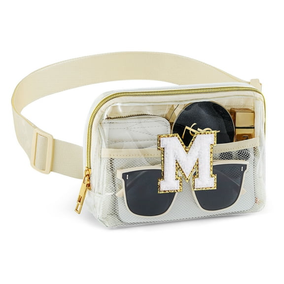 YOOLIFE Crossbody Bag, Initial Bag for Women Fanny Pack Crossbody Bag for Women Monogrammed Crossbody Bag