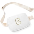 thumbnail image 1 of YOOLIFE Crossbody Bags for Women, Initial Belt Bag Fanny Pack Crossbody Bag for Women Pink Small Sling Bag Fleece Cross Body Bag for Women, 1 of 7
