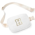 thumbnail image 1 of YOOLIFE Crossbody Bags for Women, Initial Belt Bag Fanny Pack Crossbody Bag for Women Pink Small Sling Bag Fleece Cross Body Bag for Women, 1 of 7