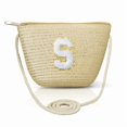 thumbnail image 1 of Yoolife Cute Grass-Woven Towels Letter Beach Bags, Women's Single-Shoulder Bags Birthday Graduation Gifts for Women, 1 of 6