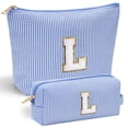 thumbnail image 1 of YOOLIFE Easter Gifts for Kids Girl Teens Girls - Travel Makeup Bag | Cute Travel Initial Makeup Bag | Birthday Gifts for Women | Birthday Gifts for Teens Girls | Gifts for Girls L, 1 of 7