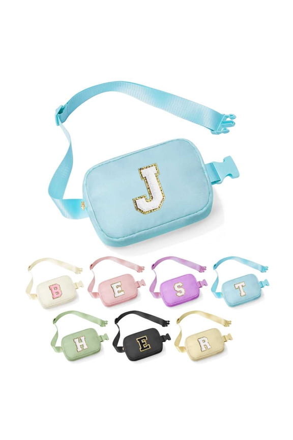 Friend Gifts - Crossbody initialization Bag, Blue for Friends