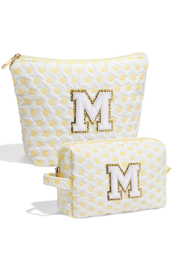 Make Up Bag for Women, Initial Make Up Case for Women, Personalized Cosmetic Travel Bag for Women Monogrammed Makeup Bag