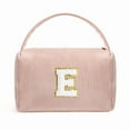thumbnail image 1 of YOOLIFE Pink Makeup Bags - Personalized Plain Pink Makeup Bag, Make Up Pouch, Travel Cosmetic Pouch, Make Up Bag, Travel Toiletry Bag for Her Mom, Birthday Gift Idea for Friend Female Girlfriend Gifts, 1 of 6