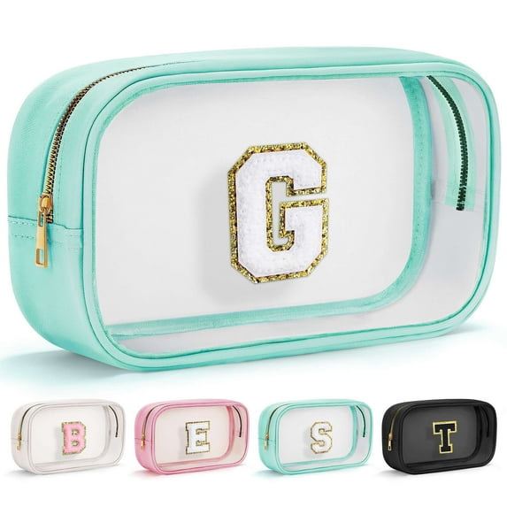 YOOLIFE Travel Clear Makeup Bag Toiletry Bag, Make up Bag Waterproof Toiletry Bags for Women Cosmetic Bag Brithday Gifts for Women
