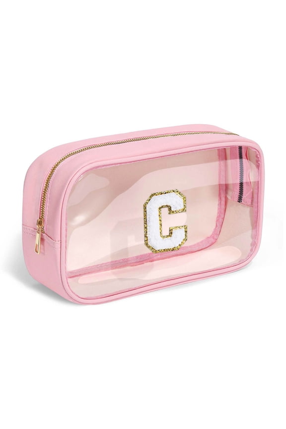 Travel Clear Makeup Bag Toiletry Bag, Make up Bag Waterproof Toiletry Bags for Women Cosmetic Bag Preppy Stuff Brithday Gifts for Women