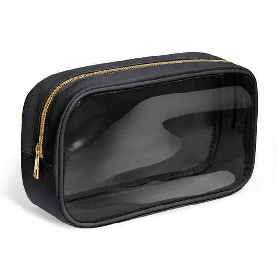 YOOLIFE Travel MakeUp Bag Toiletry Bag for Women, Clear Make up Bag Cosmetic Bags Organizer Travel Essentials Gifts for Women Teen Girlfriend Teacher Bridesmaid Mom Brithday Mothers Day Gifts Plain