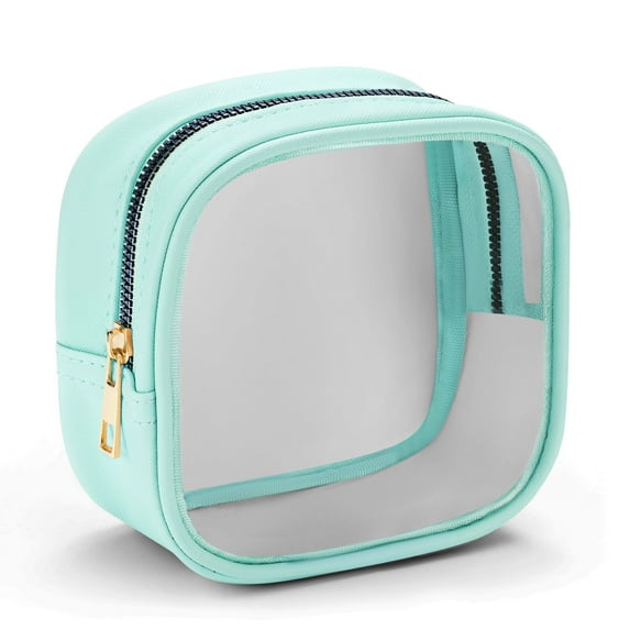 YOOLIFE Travel MakeUp Bag Toiletry Bag for Women, Clear Make up Bag Cosmetic Bags Organizer Travel Essentials Gifts for Women Teen Girlfriend Teacher Bridesmaid Mom Brithday Mothers Day Gifts Plain