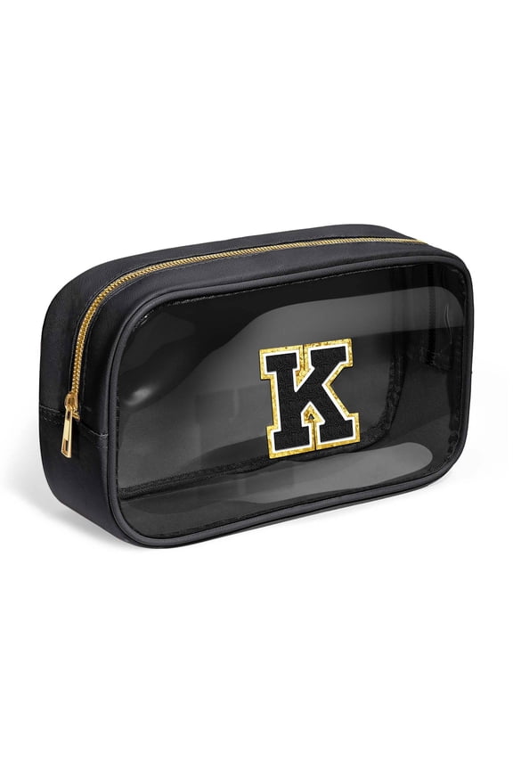 Travel Makeup Bag Toiletry Bag for Women, Clear Make up Bag PVC Cosmetic Bag Travel Accessories Large Makeup Pouch Brithday Gifts for Teacher Mother Wife Girlfriend