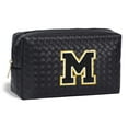 thumbnail image 1 of YOOLIFE Travel Makeup Bag with Initial Personalized Cosmetic Bag for Women, PU Leather Waterproof Toiletry Bag Personalized Gifts for Women, 1 of 5