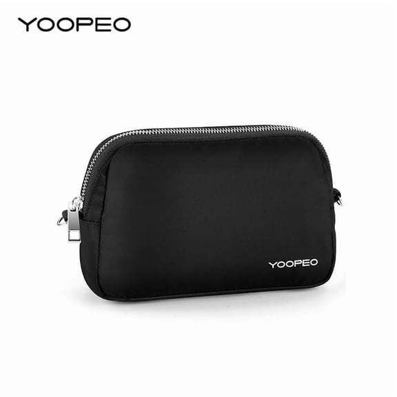 YOOPEO Dual-Slot Gaming Controller Storage Case - Portable Hard EVA Organizer for Gamepads, Headphones, Charging Cables & Power Adapters