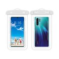 thumbnail image 1 of YOOSMATIC Waterproof Cell Phone Pouch,Universal WaterProof Dry Bag Case with Neck Lanyard Underwater Clear Cellphone Holder for iPhone Samsung Galaxy for Beach Pool Swimming White, 1 of 7