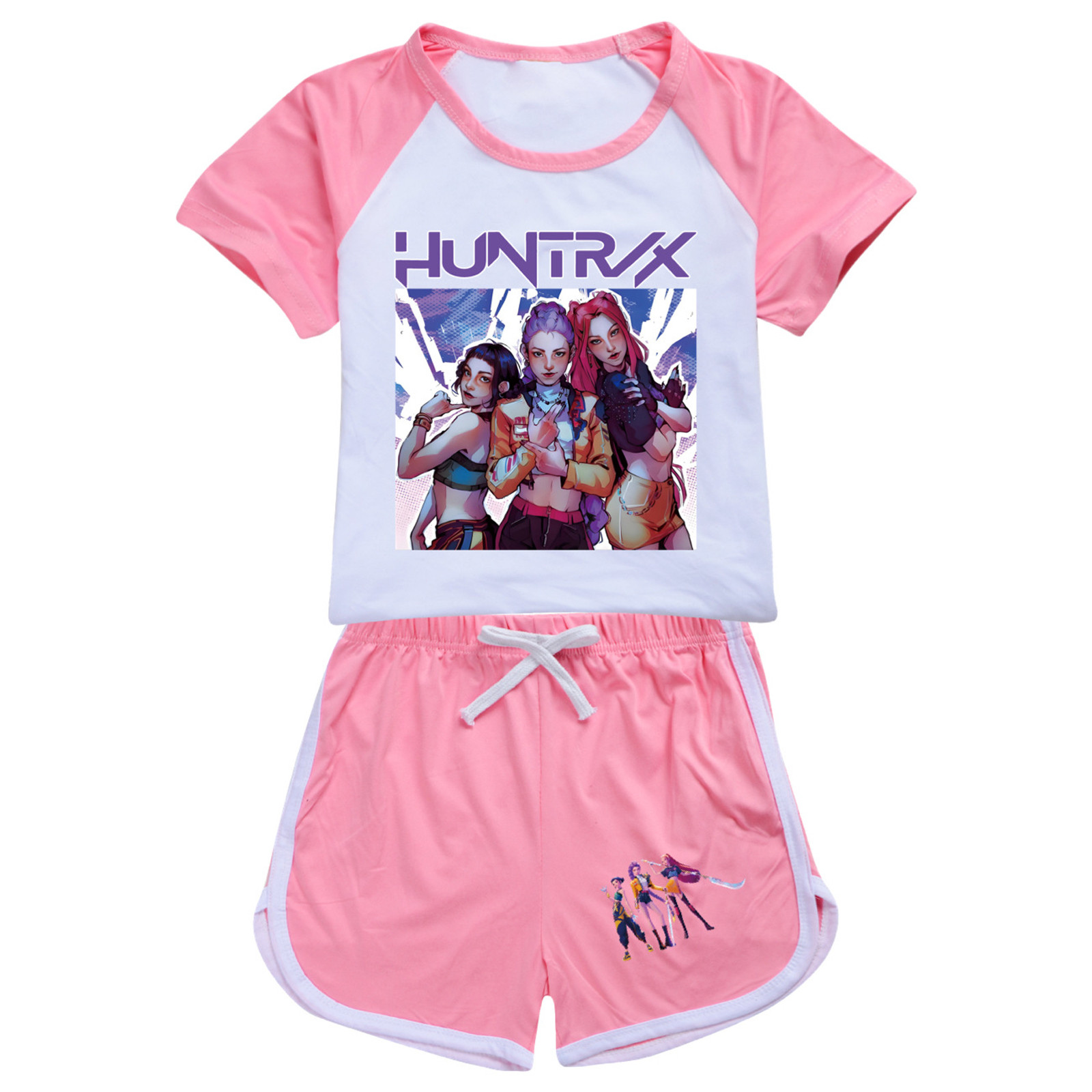 YOOZIO Pink 2025 Kids Kpop Demon Hunters Sport Suits Cosplay Costume ...