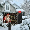 thumbnail image 1 of YOPINCO Merry Christmas Santa Claus Mailbox Covers Magnetic Standard Size 18" ×21",Check Mailbox Wraps Post Letter Box Cover for Holiday Garden Yard Decor, 1 of 5
