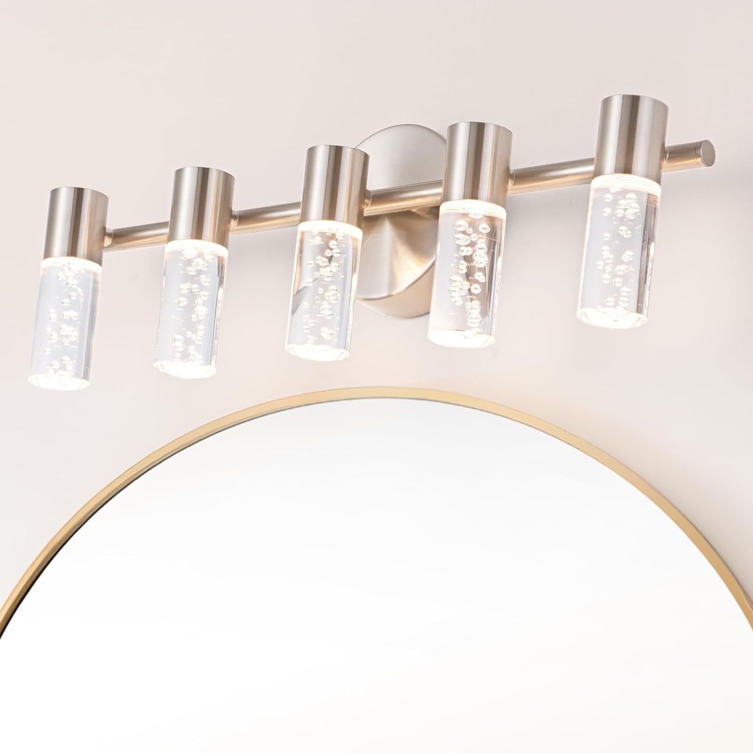 YORI 5Light Modern Vanity Lights, Vanity Light Over Mirror,Up or Down