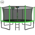 thumbnail image 1 of YORIN Galvanized 12' Trampoline with Safety Net, Basketball Hoop & Ladder, Heavy-Duty Outdoor, 1 of 5