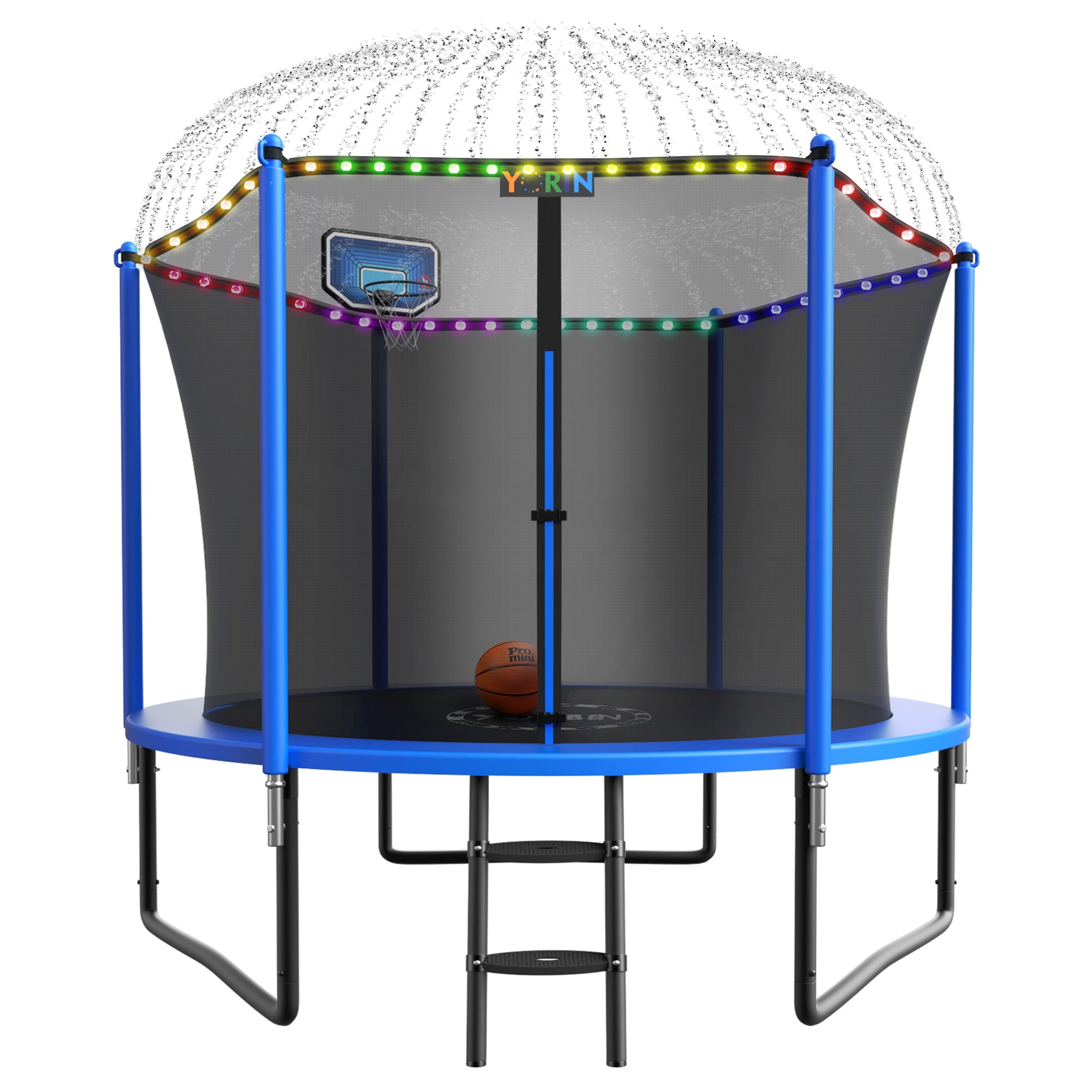 YORIN Trampoline, 10FT Trampoline for 3-4 Kids Adults with