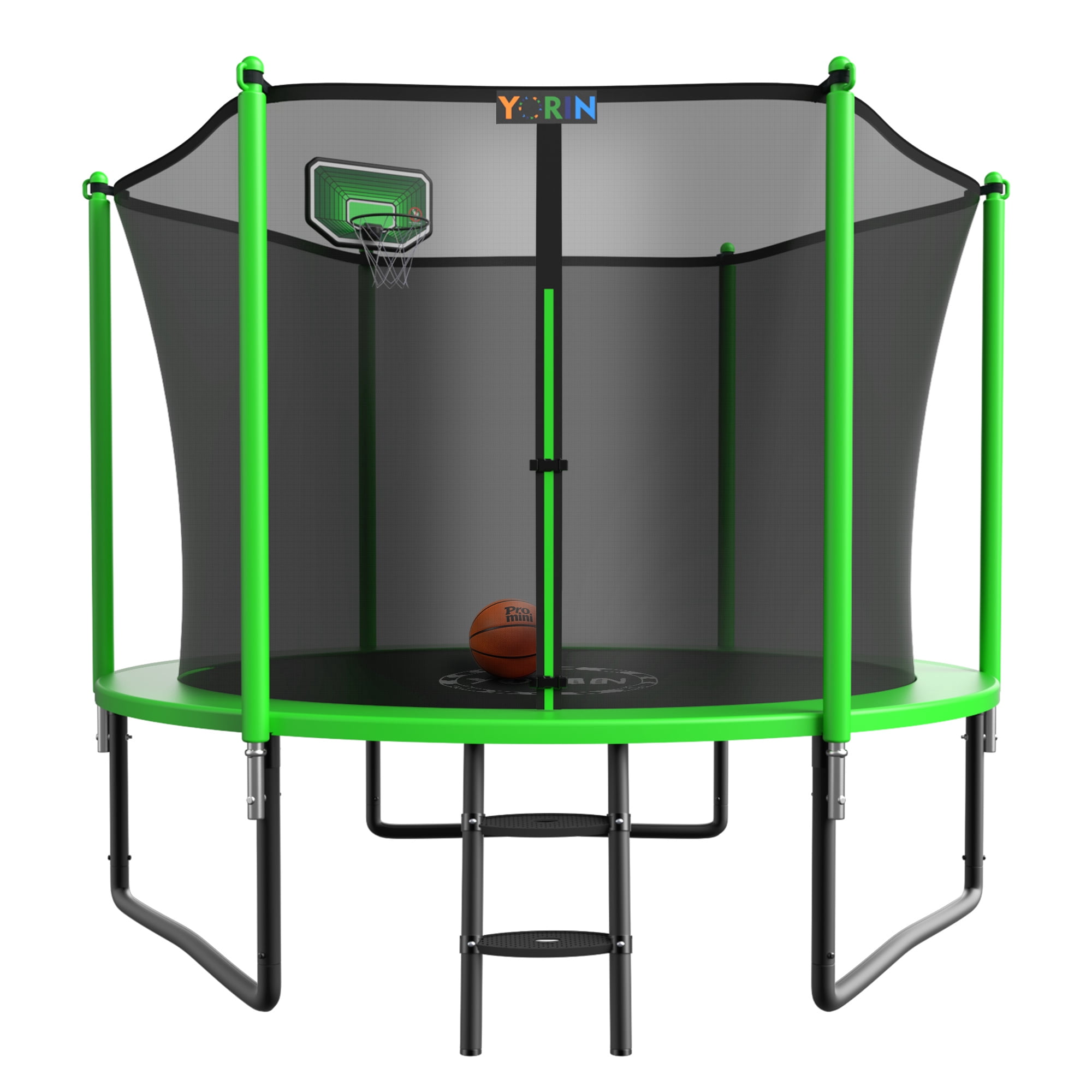  オリンピック・リヨン 10-11ウォームトレーニングトップ YORIN Trampoline, 10FT Trampoline for 3-4 Kids Adults with