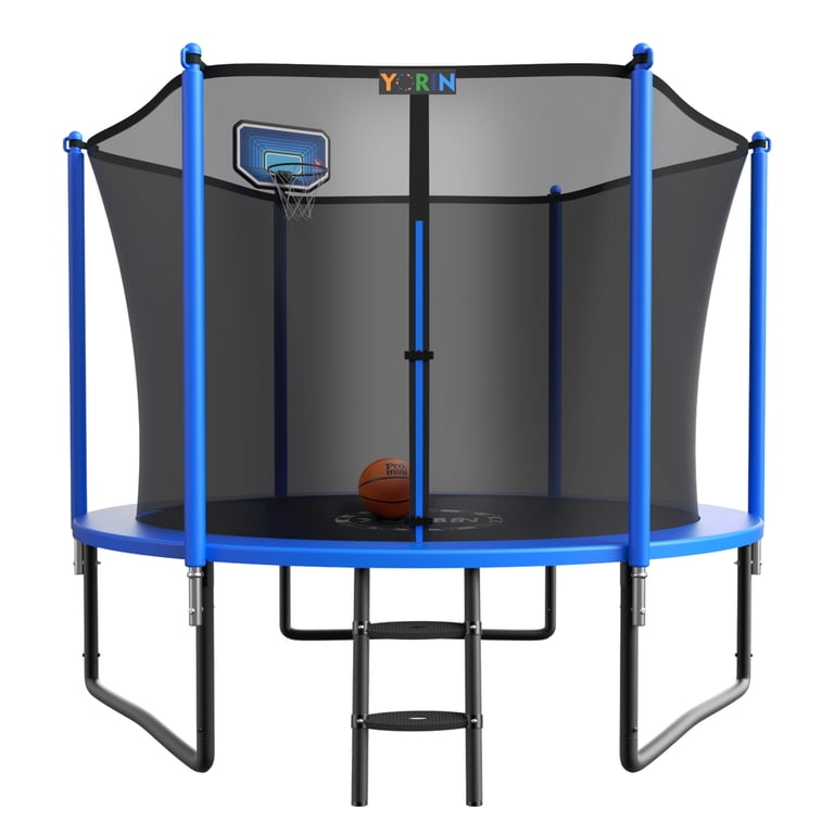 YORIN Trampoline, 10FT Trampoline for 3-4 Kids Adults with