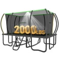 thumbnail image 1 of YORIN Trampoline, 10FT x 17FT Rectangular Trampoline for Kids Adults, 2000LBS Recreational Large Trampolines with Enclosure Net, Non-Slip Ladder, Galvanized Heavy Duty Outdoor Trampolines, 1 of 8