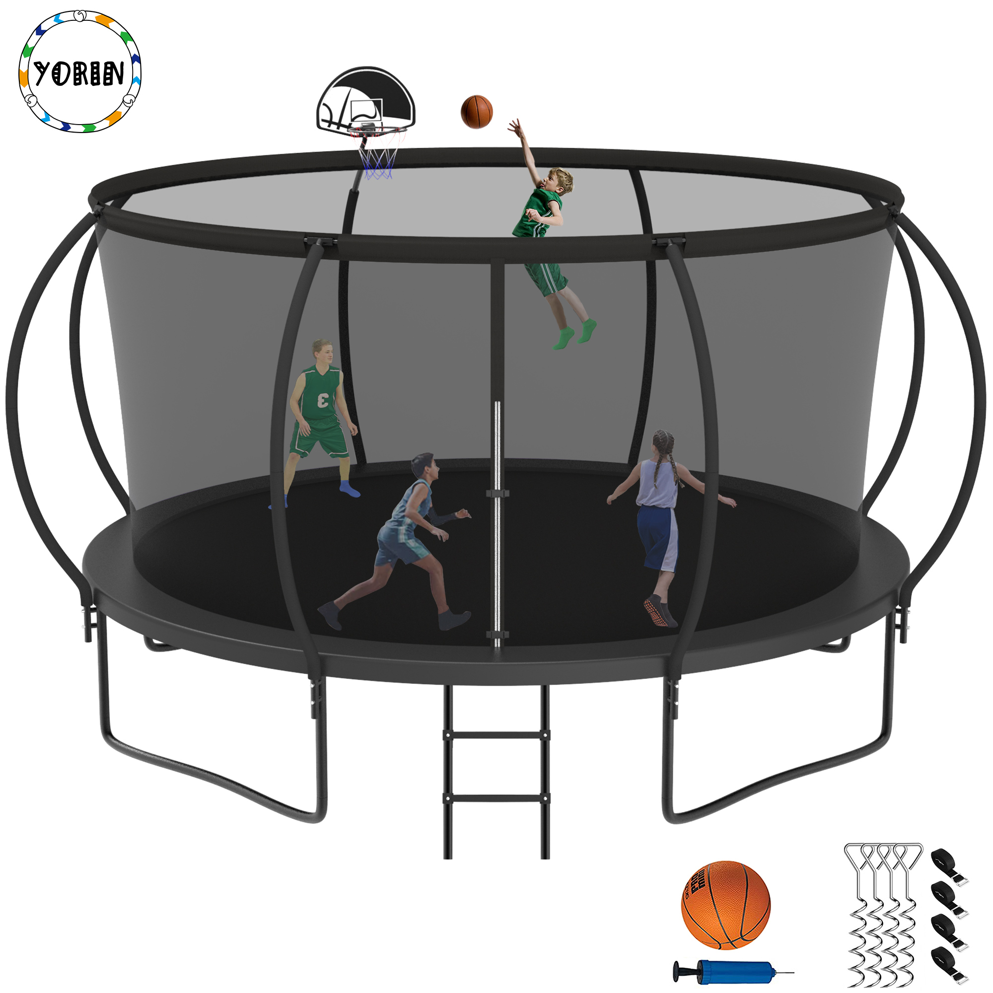 Skywalker Trampolines 16 Ft Round Trampoline and Enclosure w