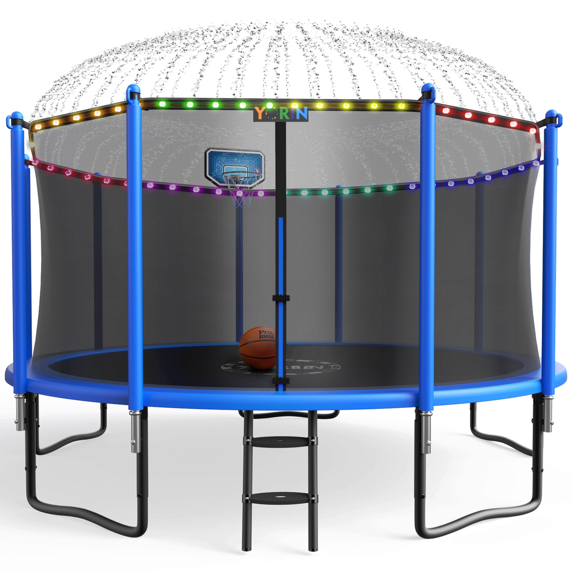 YORIN Trampoline, 14FT Trampoline for 6-7 Kids Adults with YORIN Trampoline, 14FT Trampoline for 6-7 Kids Adults with