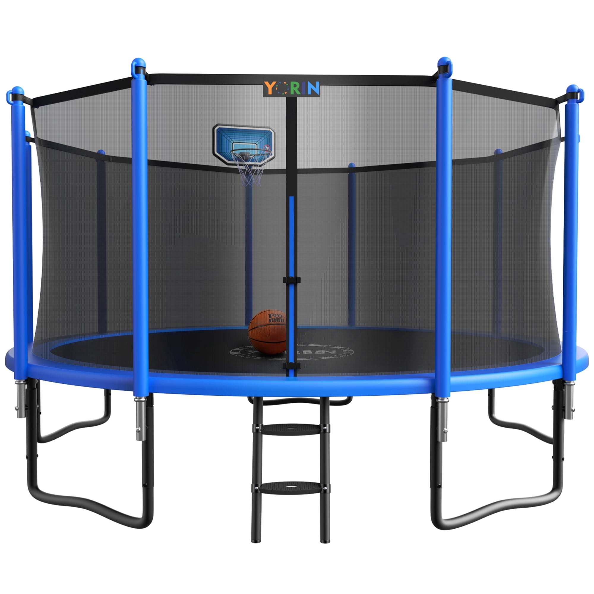 パークグラトリ最強！TECHNINE 149cm ROMEバイン YORIN Trampoline, 14FT Trampoline for 6-7 Kids Adults with