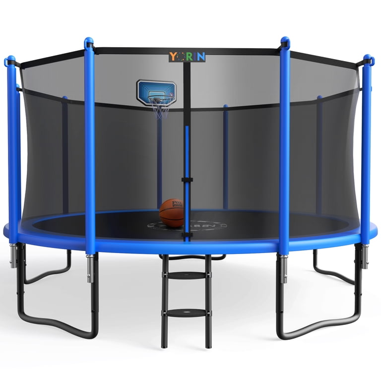 YORIN Trampoline, 14FT Trampoline for 6-7 Kids Adults with