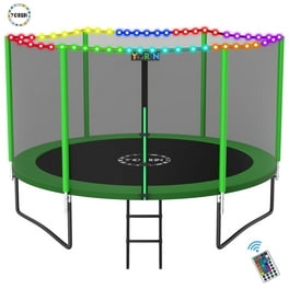 10 FT Trampoline with Basketball Hoop SEGMART Upgraded Kids Outdoor Trampoline with Enclosure Net Ladder Heavy Duty Backyard Round Recreational Trampoline for Kids Adults Indoor Outdoor Walmart