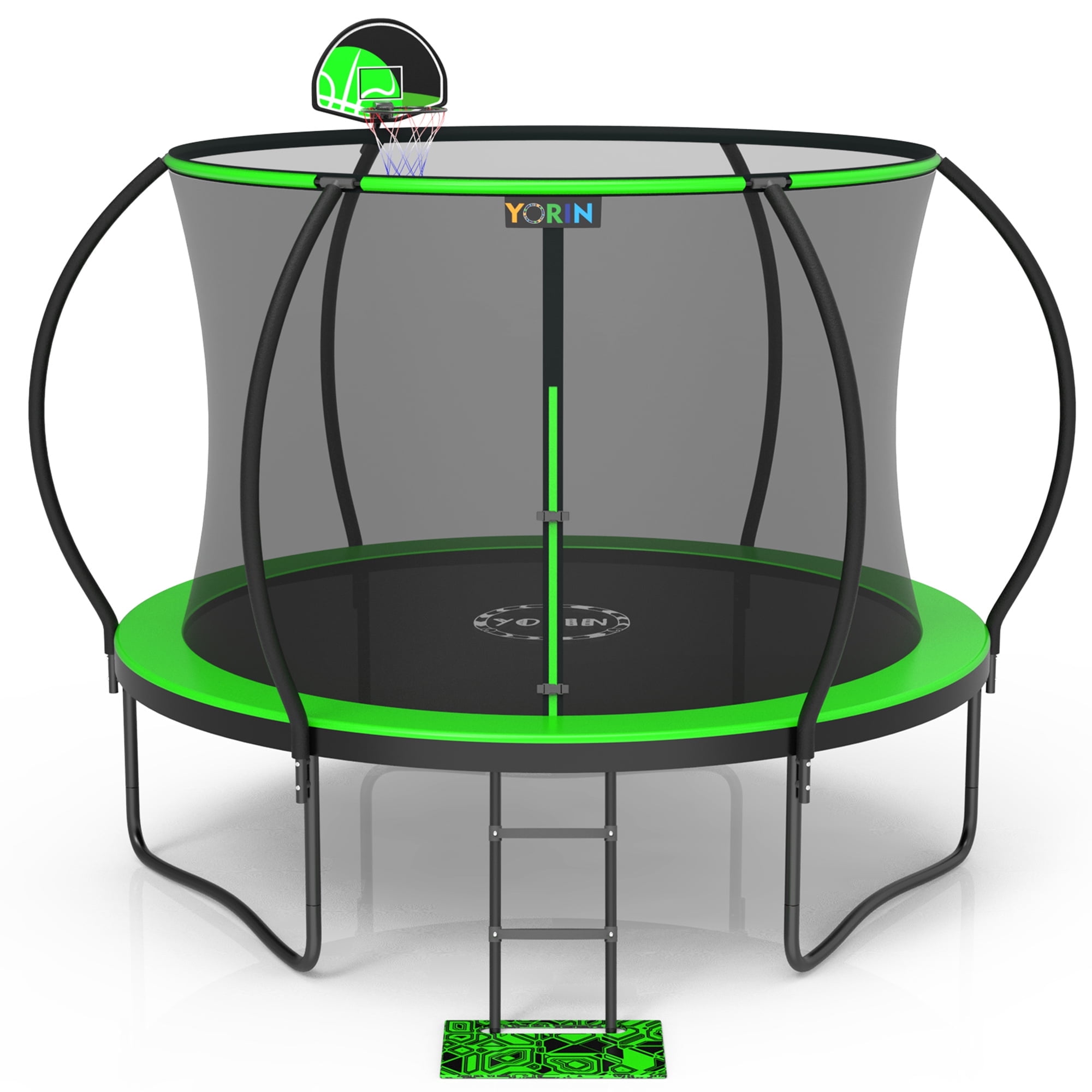 YORIN Trampoline for 23 Kids, 8FT Trampoline for Adults with Enclosure
