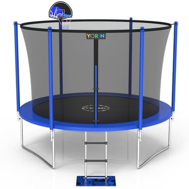 Filet De Sécurité De Rechange Pour Trampoline Rond - Diamètres 244cm à 427cm, Maillage PE 4mm, Hauteur 1.83m - Noir, Bleu, Vert, Rose
