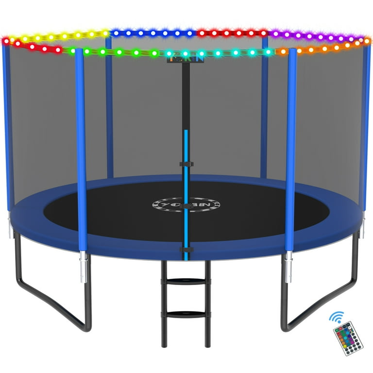YORIN Trampoline for 3-4 Kids, 10 FT 8FT Trampoline with Enclosure