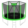 thumbnail image 1 of YORIN Trampolines Outdoor, 1000LBS 10FT Trampoline for Kids and Adults, Backyard Heavy Duty Trampoline with Enclosure Net, Basketball Hoop, Ladder, Birthday Gift, 1 of 8