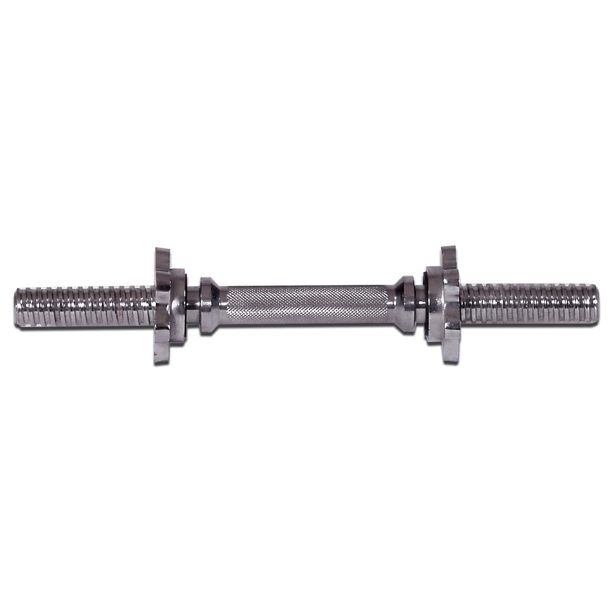 YORK Chrome 14” SpinLock Dumbbell Handle With SpinLock Collars