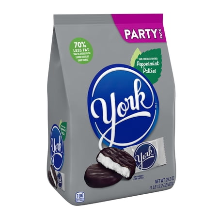 York Dark Chocolate Peppermint Candy, Party Pack, 29.2 oz