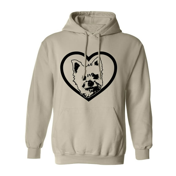 YORKIE Adult Hooded Sweatshirt