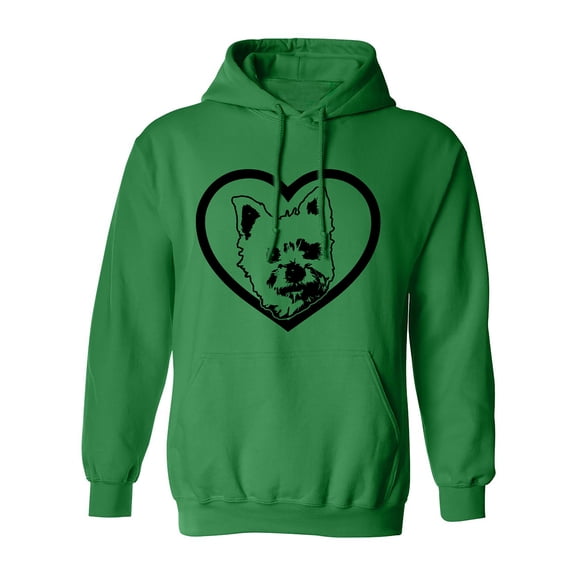 YORKIE Adult Hooded Sweatshirt