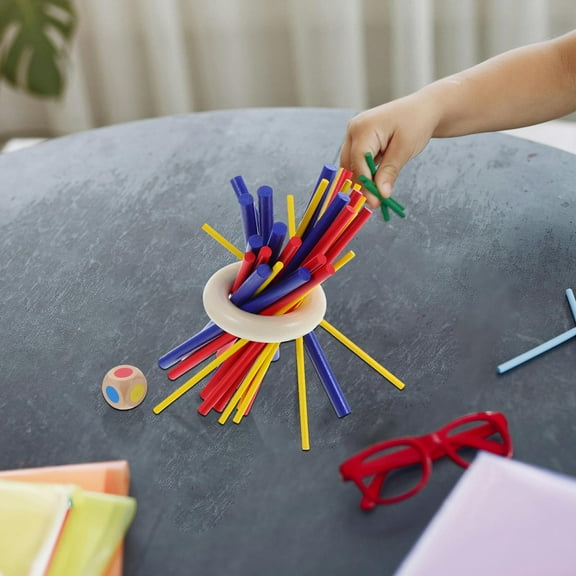 YOSADIER 1Set Wooden Balance Stick Game Portable Family Fun Enhancing Logic and Reflexes