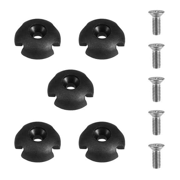 YOSADIER 1 Set Rope Buckle Kayaking Accessories Tie Down Points Black Canoeing Rafting