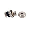 thumbnail image 1 of YOSADIER 1 Set Trumpet Valve Cap Silver Screw Rod Cover for Trumpet Caps and Accessories, 1 of 8